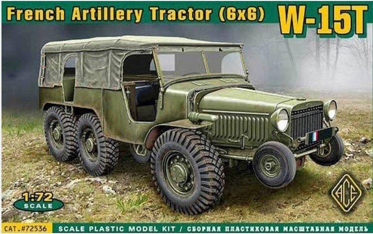 ACE | 72536 | W-15T 6x6 French artillery tractor | 1:72